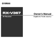 Yamaha RX-V367 Owners Manual
