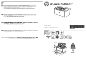 HP LaserJet M11-M31 Setup Poster USB only