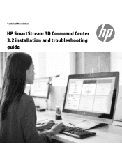 HP Jet Fusion 500 SmartStream 3D Command Center 3.2 installation and troubleshooting guide