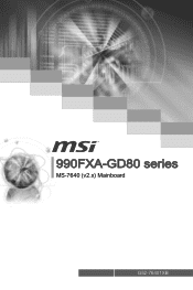 MSI 990FXA User Guide