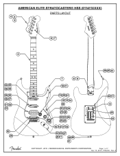 Fender American Elite Stratocaster HSS Shawbucker Fender American Elite Stratocaster HSS Service Manual