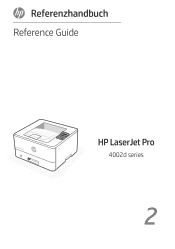 HP LaserJet Pro 4001-4004n Reference Guide 4