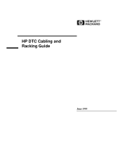 HP rp7405 HP DTC Cabling and Racking Guide