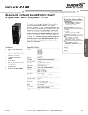 Lantronix SISTG1040-242-LRT SISTG1040-242-LRT Datasheet PDF 216.08 KB