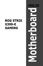 Asus ROG STRIX X399-E GAMING User Guide