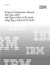 Lenovo NetVista Technical information manual for NetVista 6269, 6568, 6569, 6578, 6579, 6648, and 6649 systems. (English)