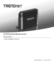 TRENDnet TEW-810DR Quick Installation Guide