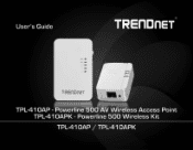 TRENDnet TPL-410AP User's Guide