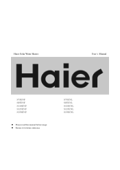 Haier S110ENF User Manual