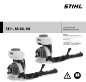 Stihl SR 450 Product Instruction Manual