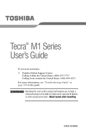 Toshiba Tecra M1 User Guide