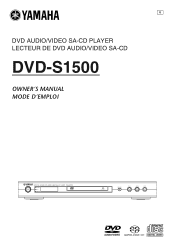 Yamaha S1500 MCXSP10 Manual