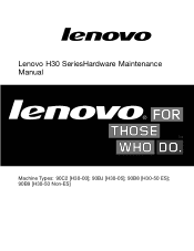 Lenovo H30-50 Lenovo H30 Series Hardware Maintenance Manual
