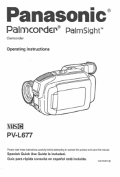 Panasonic PVL677 PVL677 User Guide