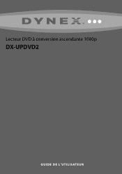Dynex DX-UPDVD2 User Manual (French)