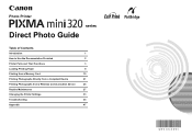 Canon Mini320 mini320 series Direct Photo Guide