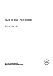 Dell E2423H Monitor Users Guide