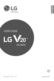 LG V20 Owners Manual