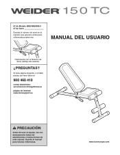 Weider Tc 150 Bench Spanish Manual