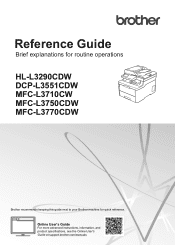 Brother International HL-L3290CDW Reference Guide
