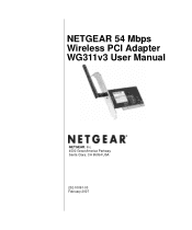Netgear WG311v3 WG311v3 Reference Manual