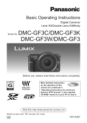 Panasonic DMC-GF3XK User Manual