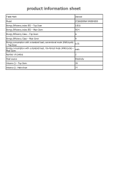 Zanussi ZCI66280WA Product information sheet