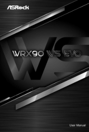 ASRock WRX90 WS EVO User Manual
