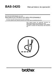 Brother International BAS-342G Basic Instruction Manual - Spanish