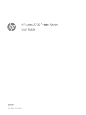 HP Latex 2700 User Guide 3