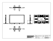 NEC V801-PC Mechanical Drawing with stand