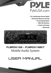 Pyle PLMRDK18B Instruction Manual