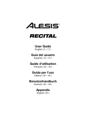 Alesis Recital User Guide