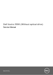 Dell Vostro 3590 Without optical drive Service Manual