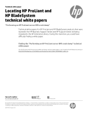 HP ProLiant DL280 Performing an HP ProLiant server NMI crash dump
