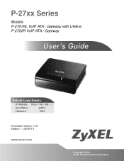 ZyXEL P-2701RL User Guide