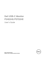 Dell P2422HE Users Guide