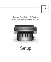 Epson P8000 User Manual