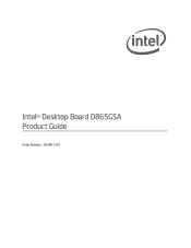 Intel D865GSA Intel Desktop Board D865GSA Product Guide  English