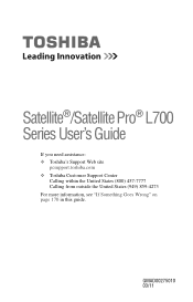 Toshiba Satellite L755-S5275 User Guide