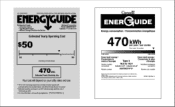 Amana A8WXNGFWH Energy Guide