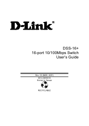 D-Link DSH-16 User Guide