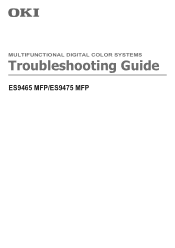 Oki ES9465 ES9465/ES9475 Troubleshooting Guide