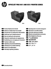 HP Officejet X400 Officejet Pro X451 and X551 series - Product Replacement Guide CN459-67005
