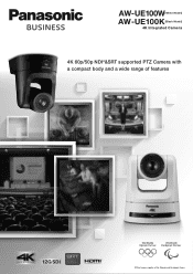 Panasonic AW-UE100 PRO PTZ Camera Brochure