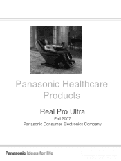 Panasonic EP30005KU EP30005KU Owner's Manual (English)