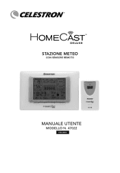 Celestron HomeCast Deluxe Weather Station HomeCast Deluxe Weather Station Manual (Italian)