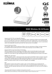 Edimax 3G-6408n Datasheet