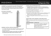 Insignia NS-WC16BK6 Quick Setup Guide
