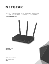 Netgear WNR2500 User Manual